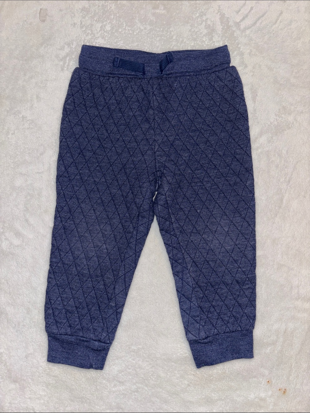 (3 for $10) Oshkosh Quilted Navy 18 month Kids Jogger Pants baby boy clothes